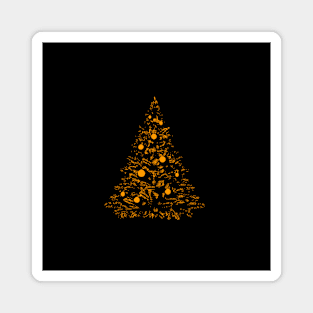 Golden christmas tree #2 Magnet