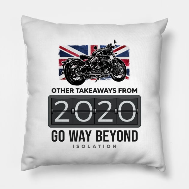 Funny 2020 Quotes | Triumph Bonneville Bobber TFC 2020 | Best Bobber Bikes Pillow by SW-Longwave