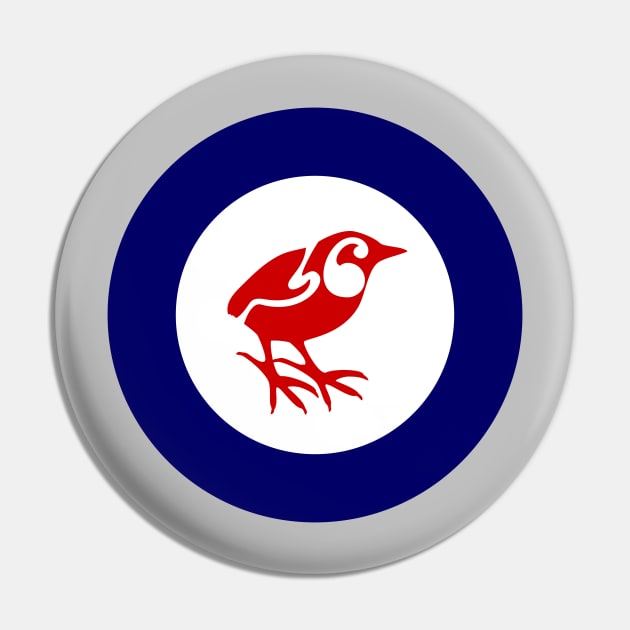 Rockwren Air Force Roundel Pin by mailboxdisco