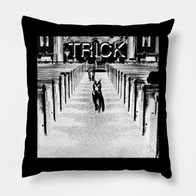 Alex G Trick Full Inverted Halftone Design Pillow by SOMASHIRTS