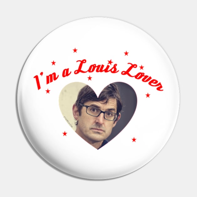 Louis Theroux Lover Pin by Therouxgear