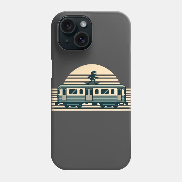 Subway Surfing Phone Case by Retro Travel Design