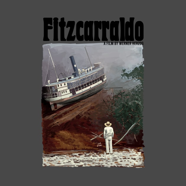 Fitzcarraldo movie Illustration by burrotees