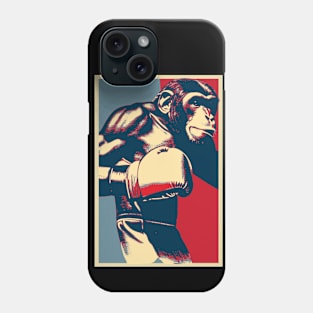 Chimpanzee Boxing Champion Phone Case