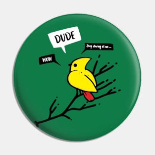 Mad bird Pin
