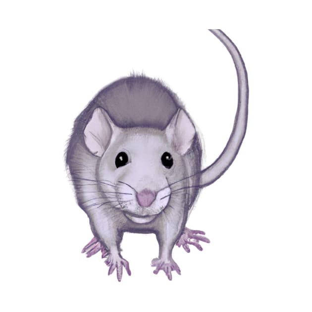 Cute Rat Drawing by Play Zoo