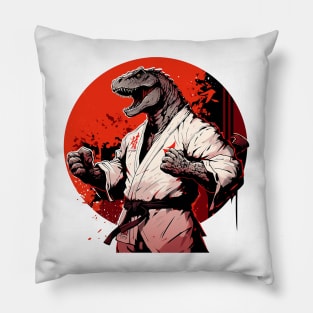 karate dino Pillow