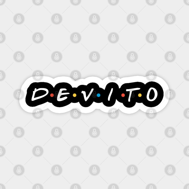Devito Friends Parody Logo Magnet by Tv Moments