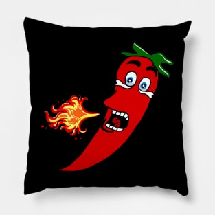 Fiery Hot Chili Pepper Pillow