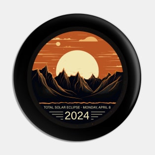 Celestial Dance 2024: North America's Solar Spectacle Pin