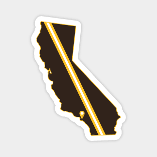 San Diego Baseball Magnet