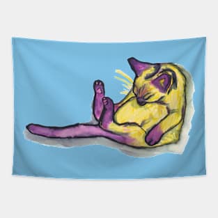 The Sleeping Siamese Tapestry