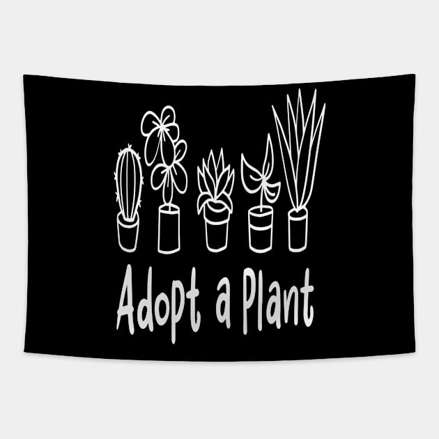 Garden Plant Gardener Gift Motif Tapestry by Shirtjaeger
