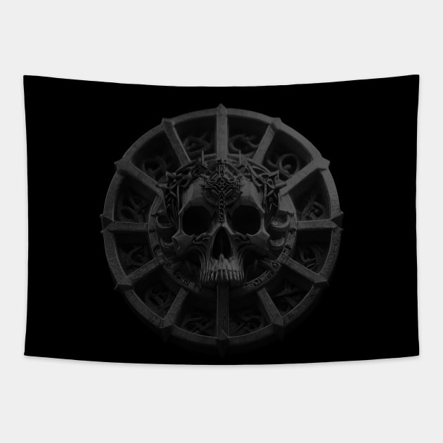 Resurrection Emblem - Crown of Thorns - Black Tapestry by FreemanDan