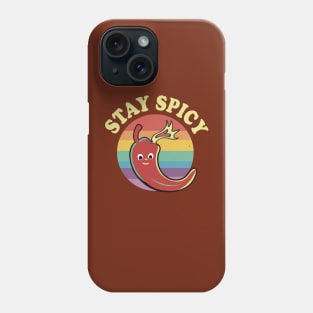 Funny Stay Spicy Neurospicy Pepper For Autism And ADHD Awareness Phone Case