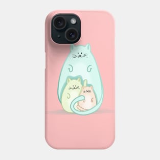 Triple fat cats Phone Case