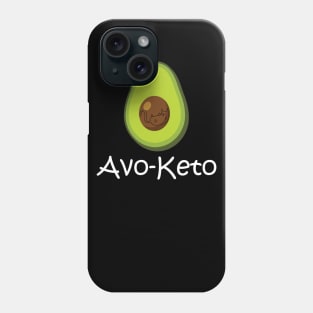 Avo Keto Cat Avocado Phone Case