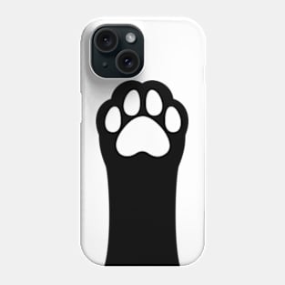 Cat Paw - Black & White Phone Case