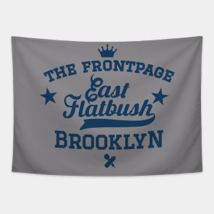 New York Brooklyn - East Flatbush Brooklyn Schriftzug - East Flatbush Logo Tapestry