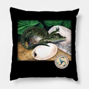 Baby Crocodile Hatchling Pillow