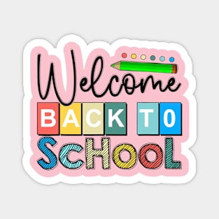 Welcome Back To School Day Magnet