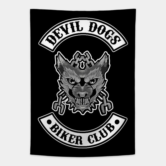 Devil dogs: SLAUGHTER SINEMA COLLECTION Tapestry by HHN UPDATES