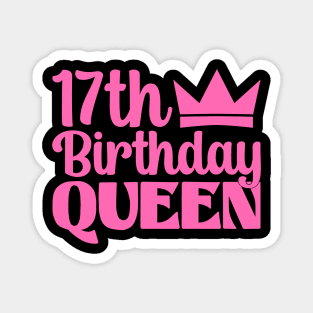 17th birthday queen Magnet