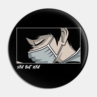 Sad But Rad Antisocial Japanese Aesthetic Dark Depression Pin