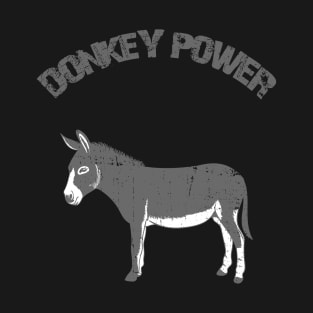 donkey power gray T-Shirt