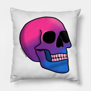 Bi to the Bone Bisexual Pride Pillow