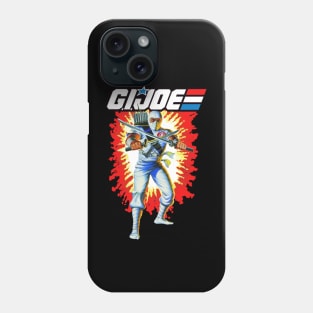 80s toys: Storm Shadow GI Joe toy art card Phone Case