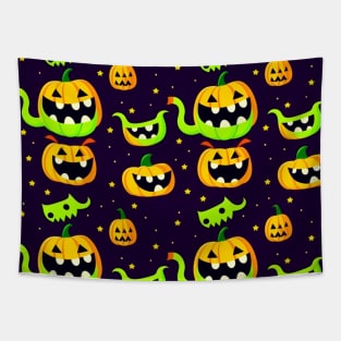 Festive Pumpkins Tapestry