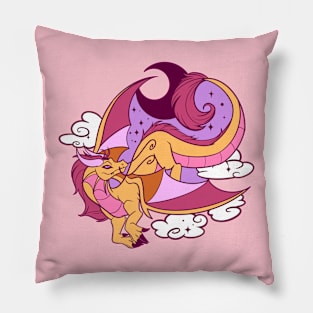 Orange Dragon Pillow