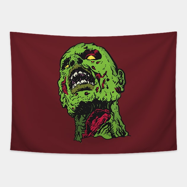 Green Monster Tapestry by allovervintage