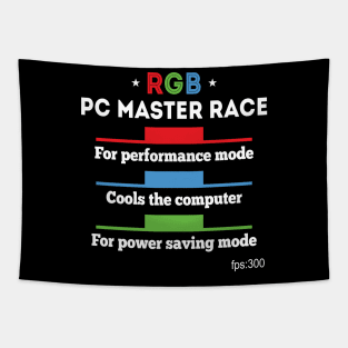 More RGB More FPS Pc Master Race Tapestry