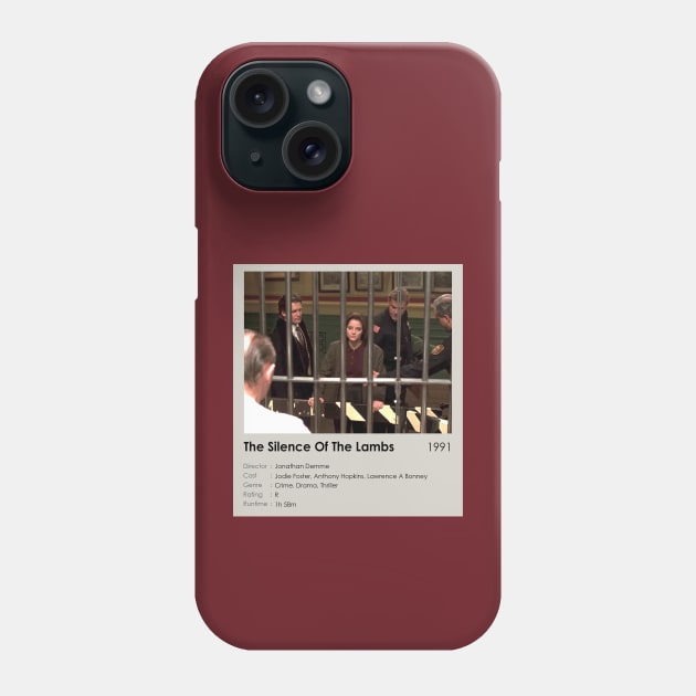 The Silence Of The Lambs Best Movie Scene Phone Case by OlkiaArt