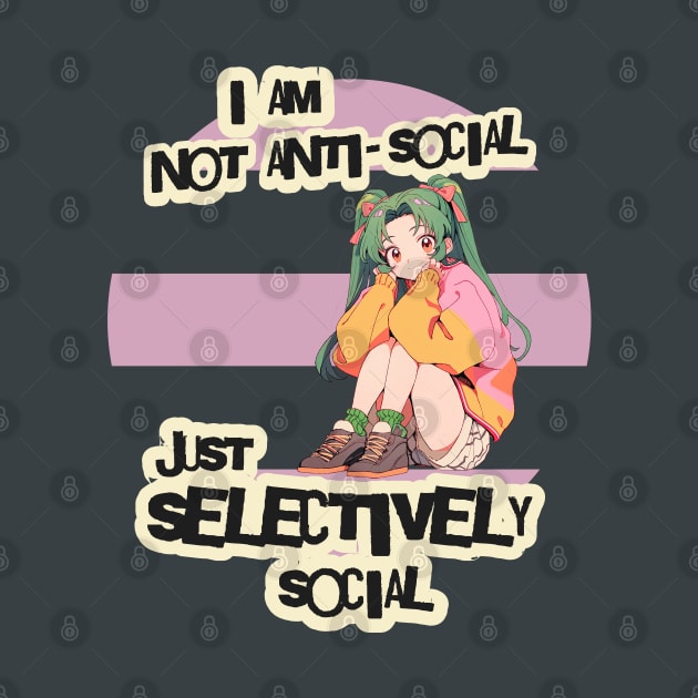 I am not anti-social anime girl by CrystalJ 