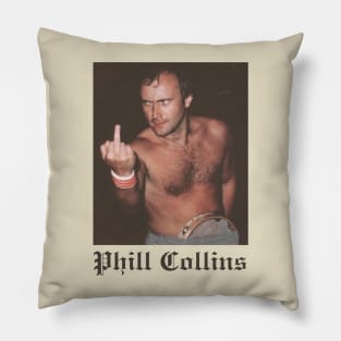 Phil Collins Vintage Pillow