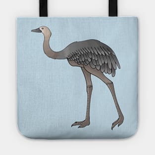 Greater rhea bird cartoon illustration Tote