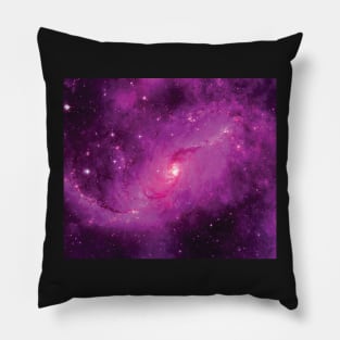 Pink and Purple Galaxy Pillow