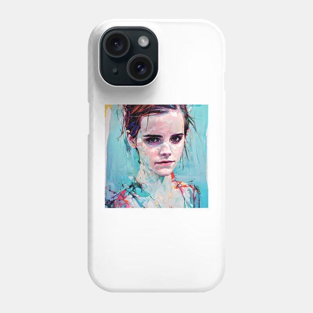 Azure  Emma Phone Case by bogfl