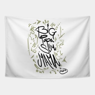 BIGPAPA SLIMMAMA xoxo series Tapestry