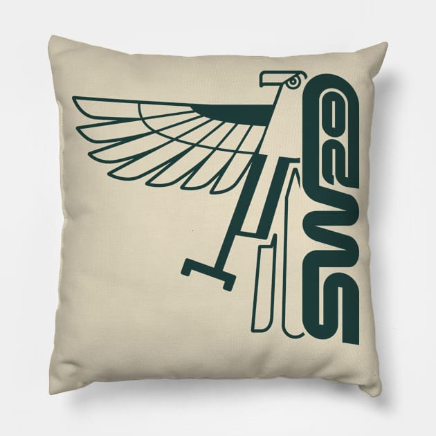 SW20: Flight of the Phoenix (dark emerald) Pillow by PRS_Designs_787