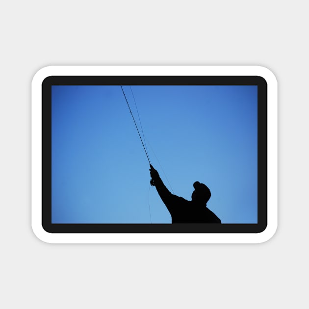 Flyfishing #2 Magnet by LaurieMinor