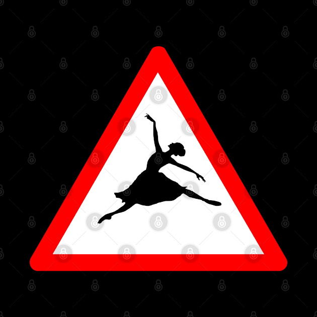 Ballerina Crossing Sign by TenomonMalke