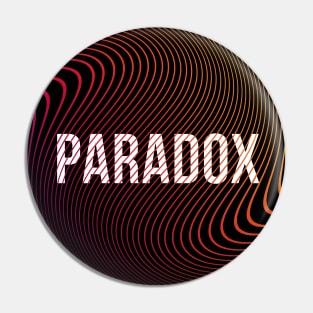 PARADOX - Trippy Visual Art (Inverse Version) Pin