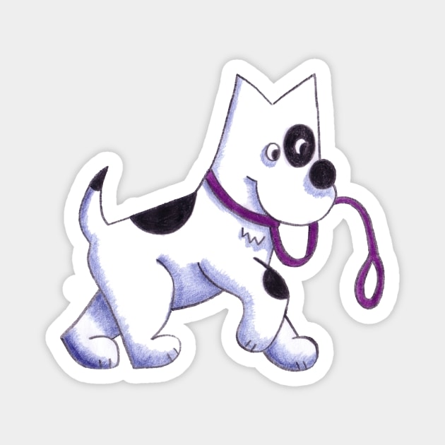 Puppy Walk Magnet by PaulWebster