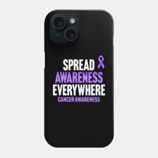 World Cancer Day lavender Ribbon Cancer Awareness Phone Case