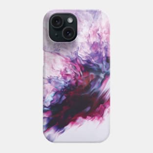 Pink Acrylic Pour Painting Phone Case