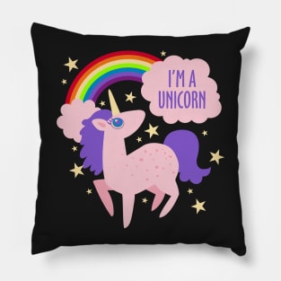 I'm a Unicorn Pillow